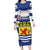 Netherlands Zeeland Province Family Matching Long Sleeve Bodycon Dress and Hawaiian Shirt Flag Style