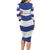 Netherlands Zeeland Province Family Matching Long Sleeve Bodycon Dress and Hawaiian Shirt Flag Style
