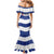 Netherlands Zeeland Province Family Matching Mermaid Dress and Hawaiian Shirt Flag Style