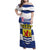 Netherlands Zeeland Province Family Matching Off Shoulder Maxi Dress and Hawaiian Shirt Flag Style