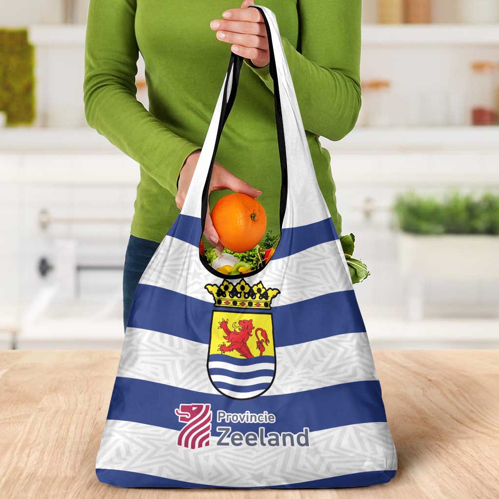 Netherlands Zeeland Province Grocery Bag Flag Style