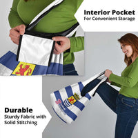 Netherlands Zeeland Province Grocery Bag Flag Style