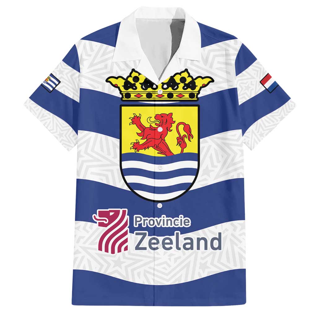 Netherlands Zeeland Province Hawaiian Shirt Flag Style