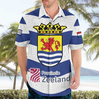Netherlands Zeeland Province Hawaiian Shirt Flag Style