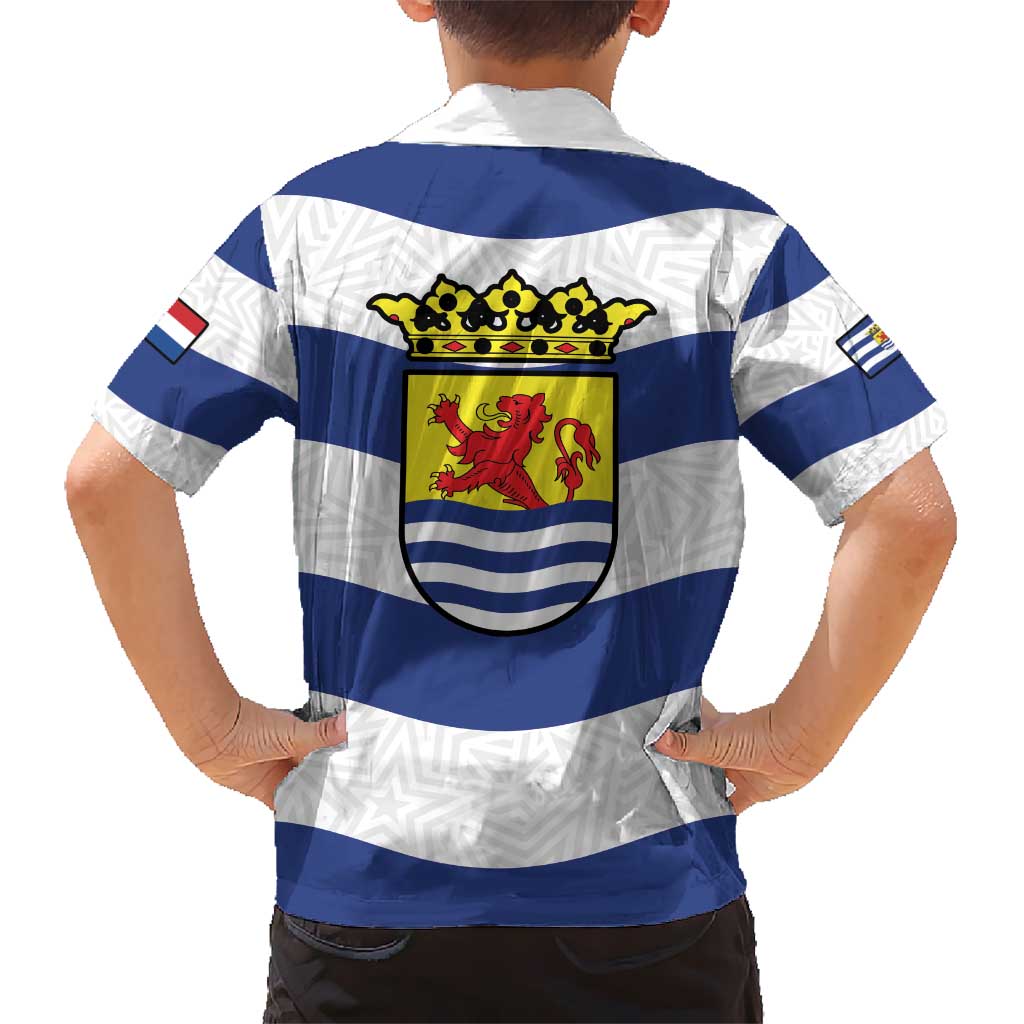 Netherlands Zeeland Province Hawaiian Shirt Flag Style