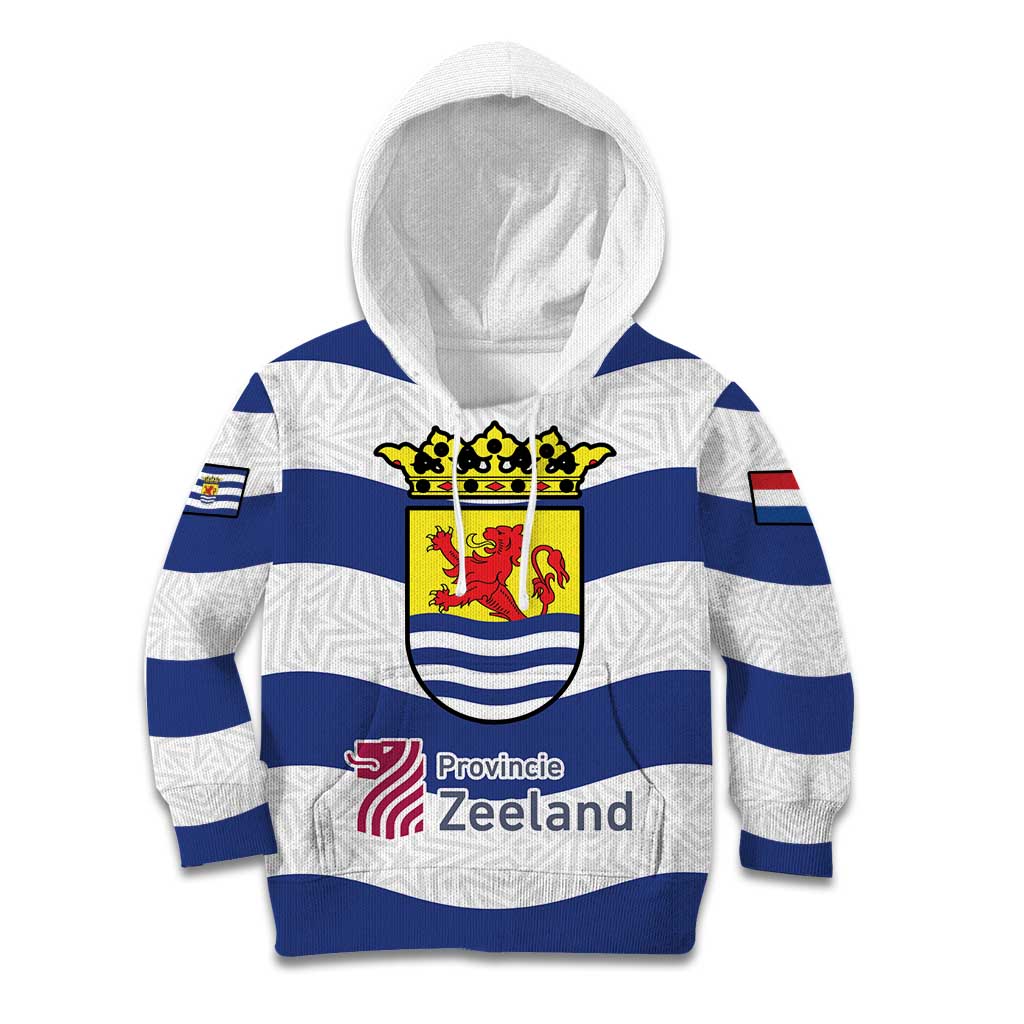 Netherlands Zeeland Province Kid Hoodie Flag Style