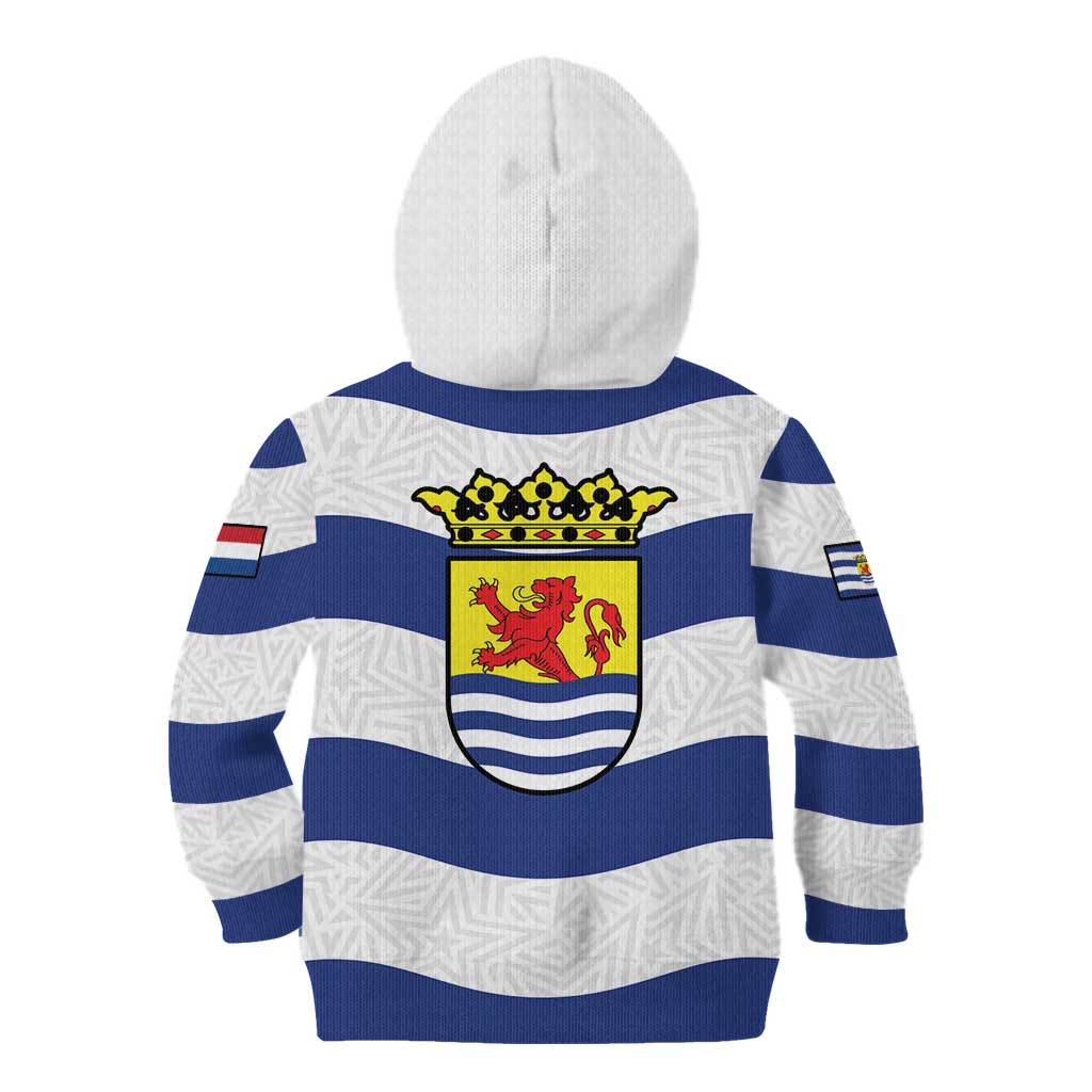 Netherlands Zeeland Province Kid Hoodie Flag Style