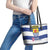 Netherlands Zeeland Province Leather Tote Bag Flag Style