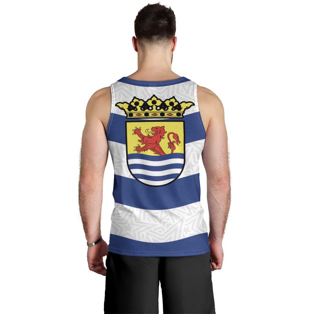 Netherlands Zeeland Province Men Tank Top Flag Style