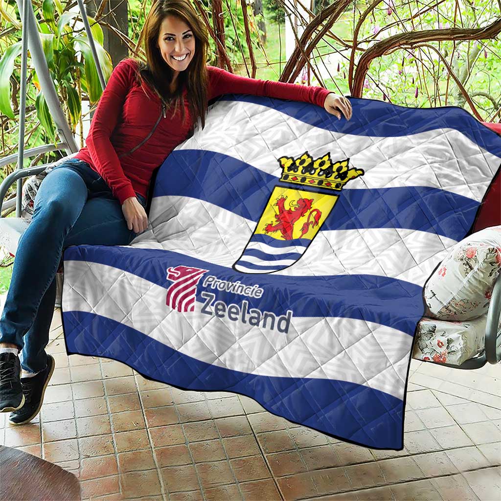 Netherlands Zeeland Province Quilt Flag Style
