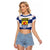Netherlands Zeeland Province Raglan Cropped T Shirt Flag Style
