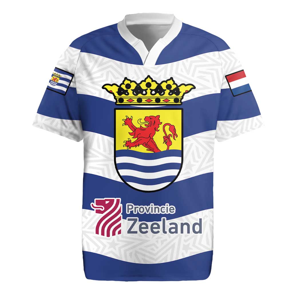 Netherlands Zeeland Province Rugby Jersey Flag Style