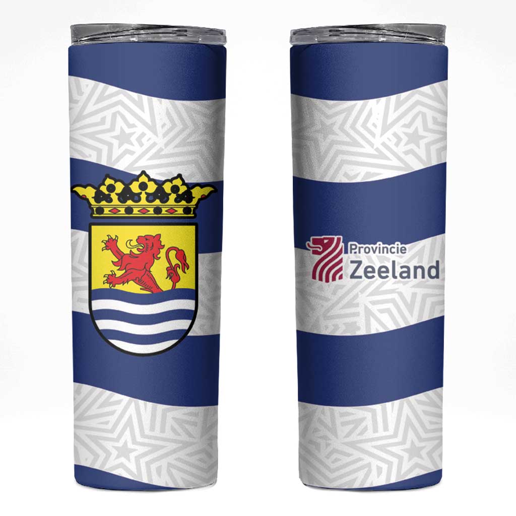 Netherlands Zeeland Province Skinny Tumbler Flag Style