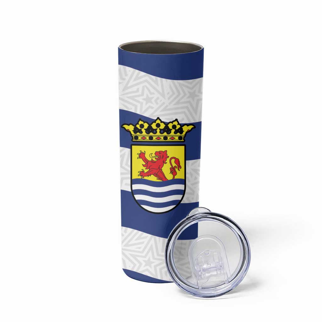 Netherlands Zeeland Province Skinny Tumbler Flag Style