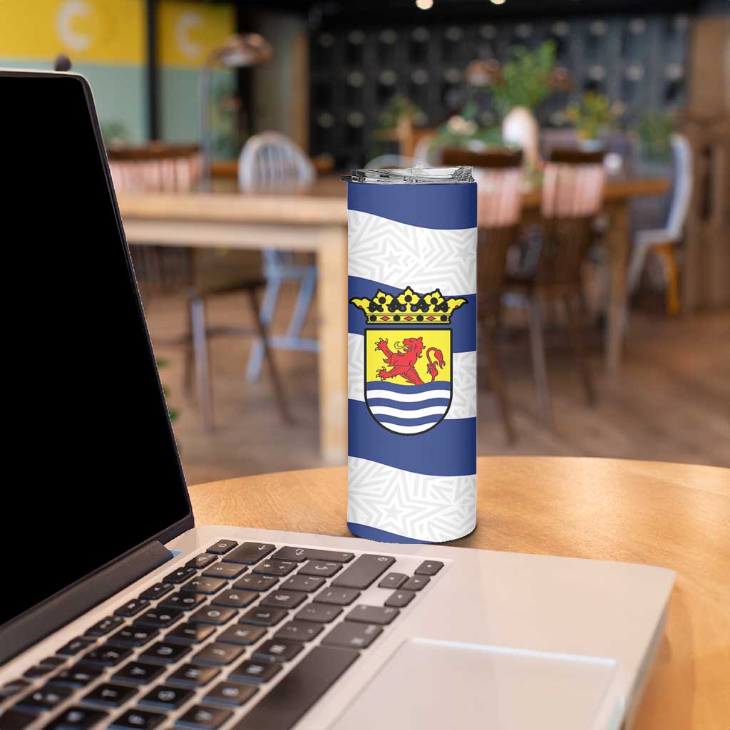 Netherlands Zeeland Province Skinny Tumbler Flag Style