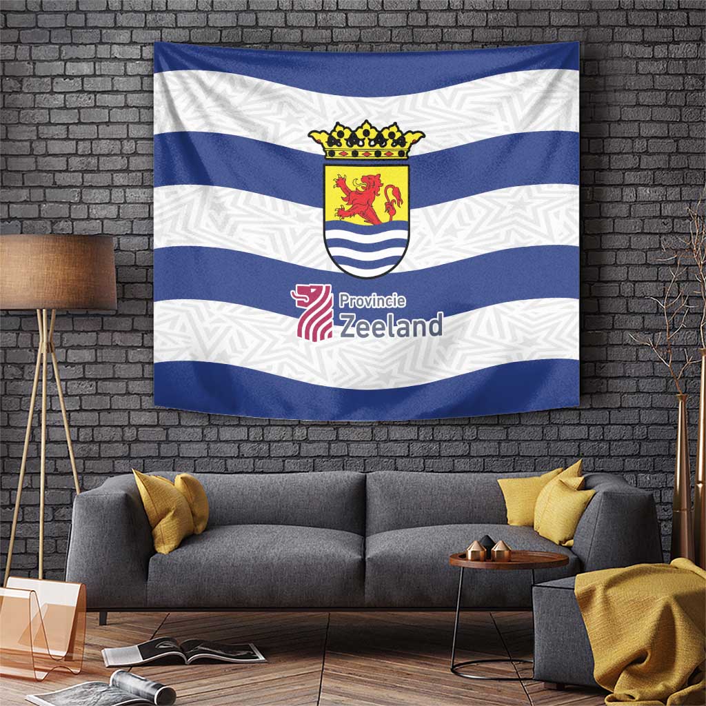 Netherlands Zeeland Province Tapestry Flag Style