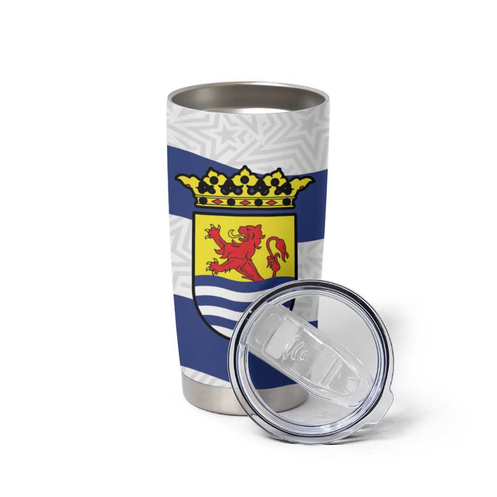 Netherlands Zeeland Province Tumbler Cup Flag Style