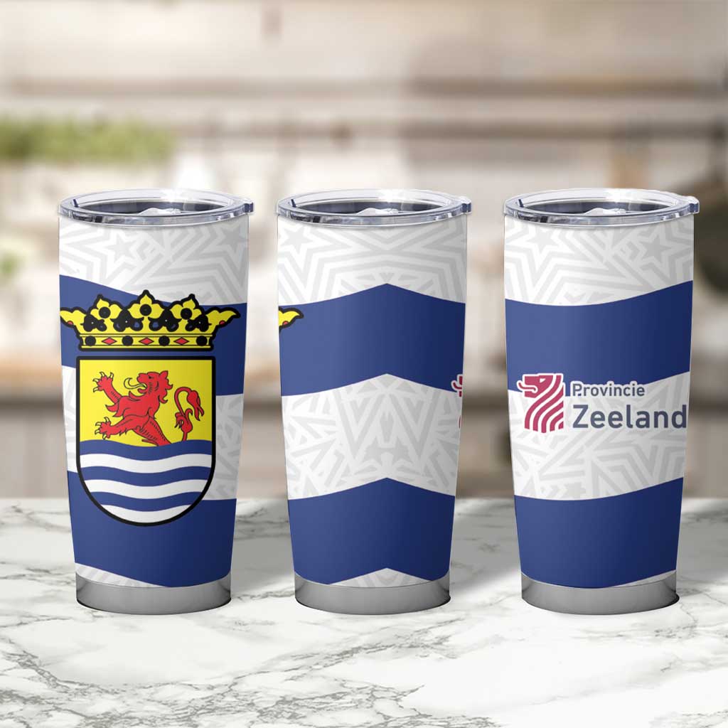 Netherlands Zeeland Province Tumbler Cup Flag Style