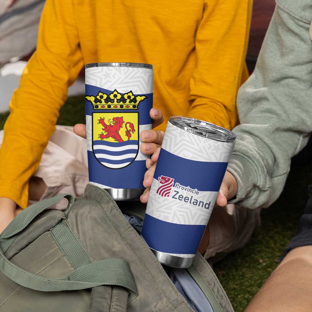 Netherlands Zeeland Province Tumbler Cup Flag Style