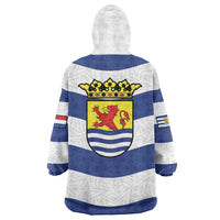 Netherlands Zeeland Province Wearable Blanket Hoodie Flag Style