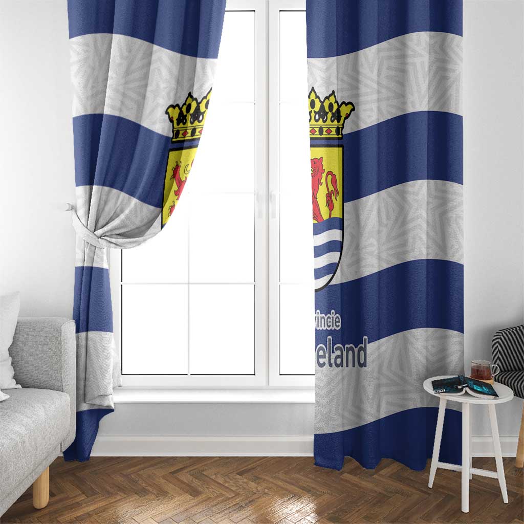 Netherlands Zeeland Province Window Curtain Flag Style