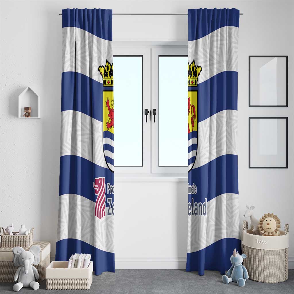 Netherlands Zeeland Province Window Curtain Flag Style