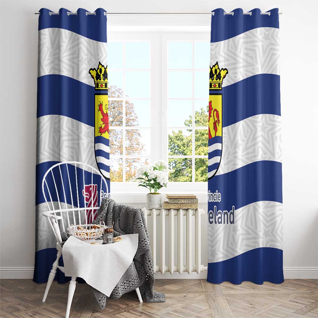 Netherlands Zeeland Province Window Curtain Flag Style