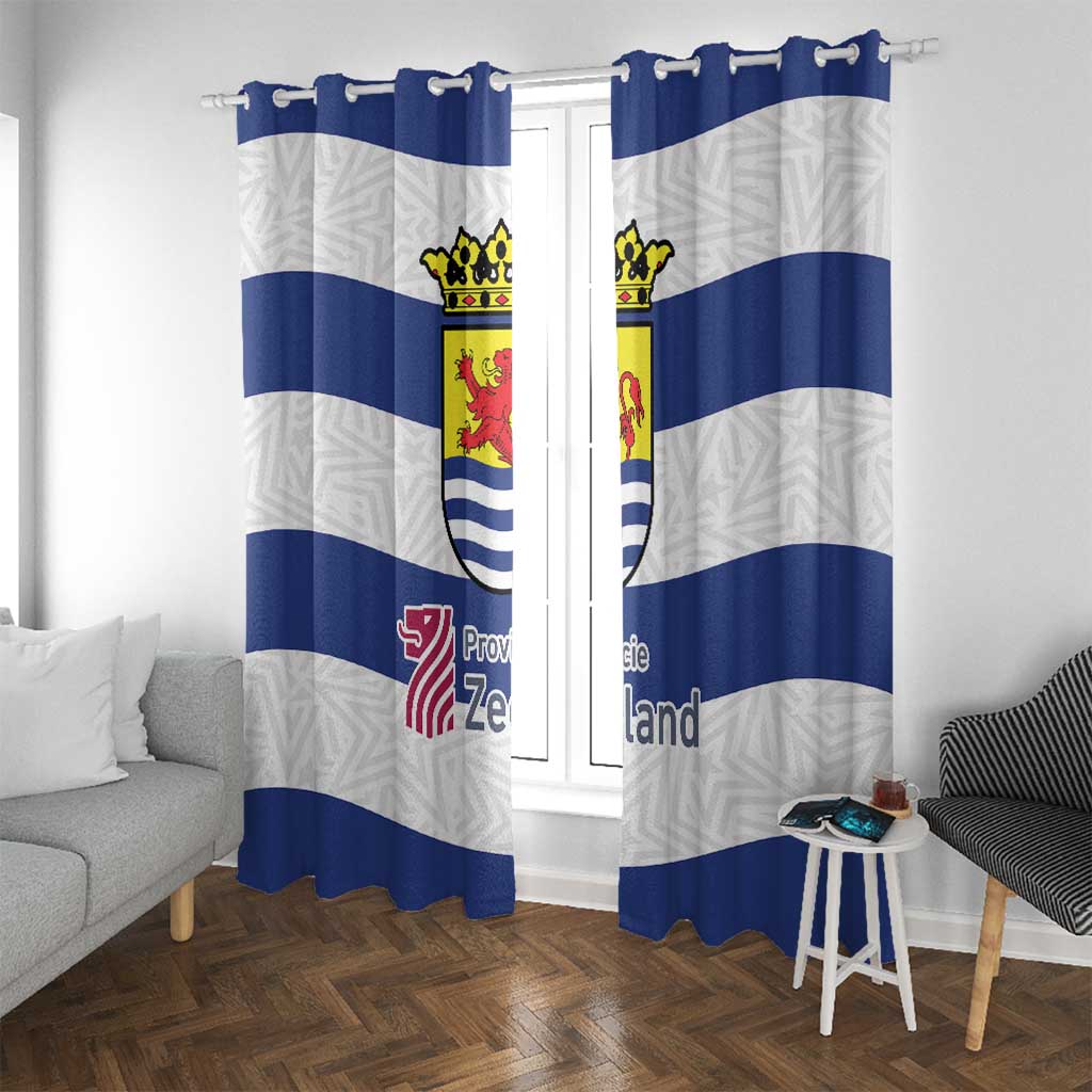Netherlands Zeeland Province Window Curtain Flag Style