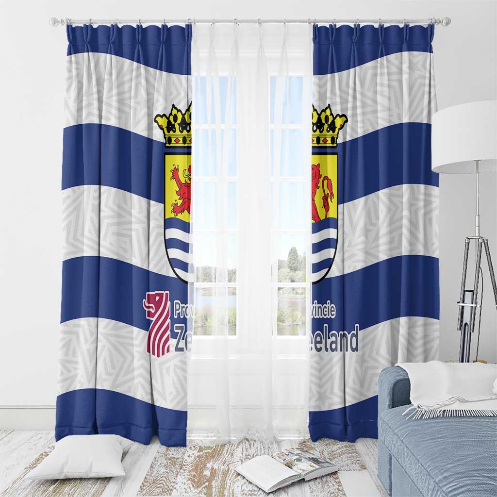 Netherlands Zeeland Province Window Curtain Flag Style