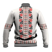 Romanian Traditional Pattern with Martenitsa Baseball Jacket Happy Martisor Day 1 March