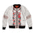 Romanian Traditional Pattern with Martenitsa Bomber Jacket Happy Martisor Day 1 March