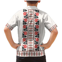 Romanian Traditional Pattern with Martenitsa Family Matching Mermaid Dress and Hawaiian Shirt Happy Martisor Day 1 March