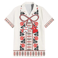 Romanian Traditional Pattern with Martenitsa Family Matching Mermaid Dress and Hawaiian Shirt Happy Martisor Day 1 March