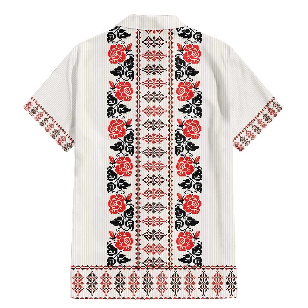 Romanian Traditional Pattern with Martenitsa Family Matching Mermaid Dress and Hawaiian Shirt Happy Martisor Day 1 March