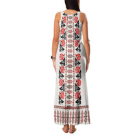 Romanian Traditional Pattern with Martenitsa Family Matching Tank Maxi Dress and Hawaiian Shirt Happy Martisor Day 1 March