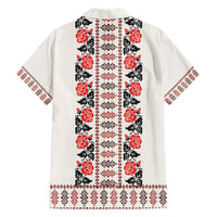 Romanian Traditional Pattern with Martenitsa Hawaiian Shirt Happy Martisor Day 1 March