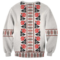 Romanian Traditional Pattern with Martenitsa Sweatshirt Happy Martisor Day 1 March