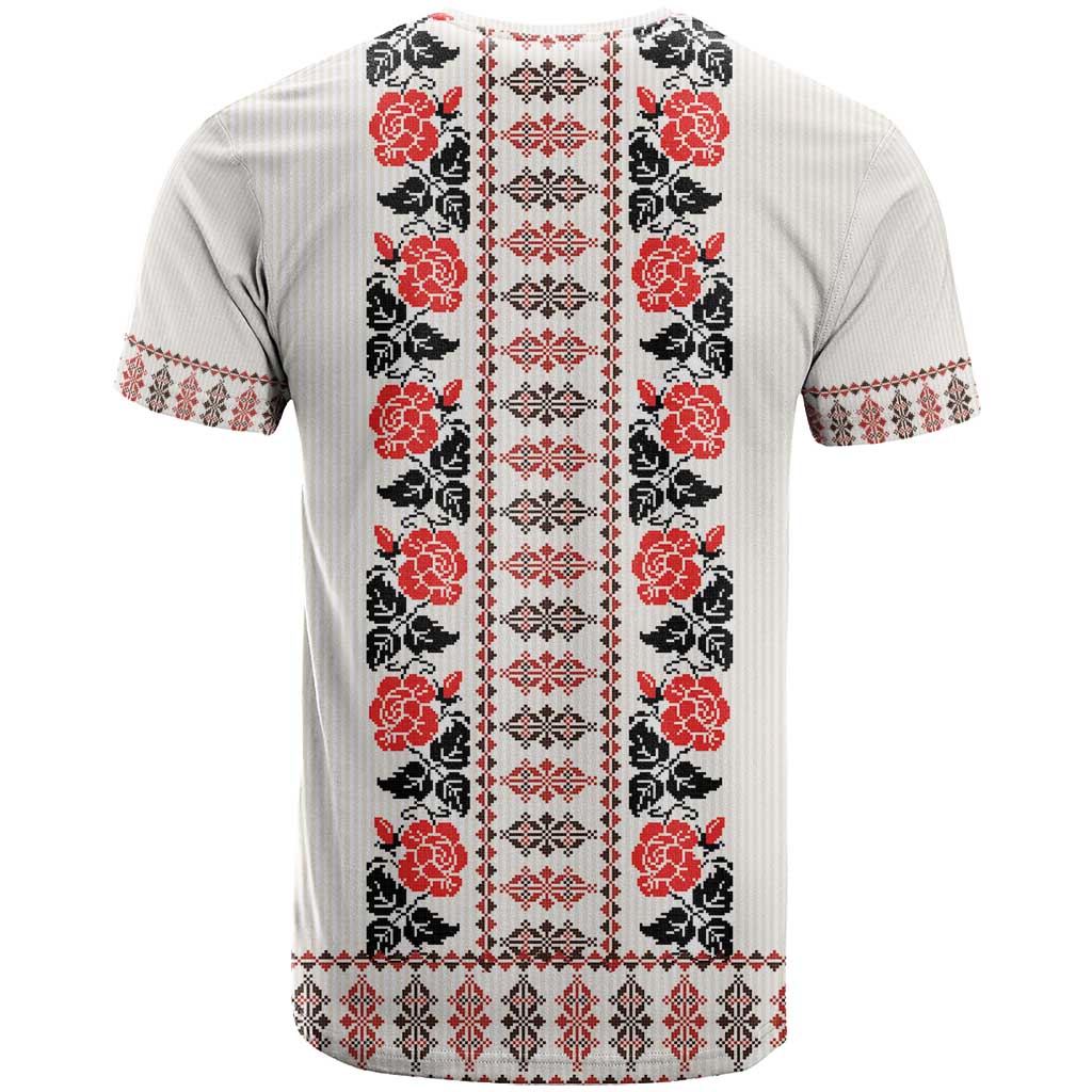 Romanian Traditional Pattern with Martenitsa T Shirt Happy Martisor Day 1 March