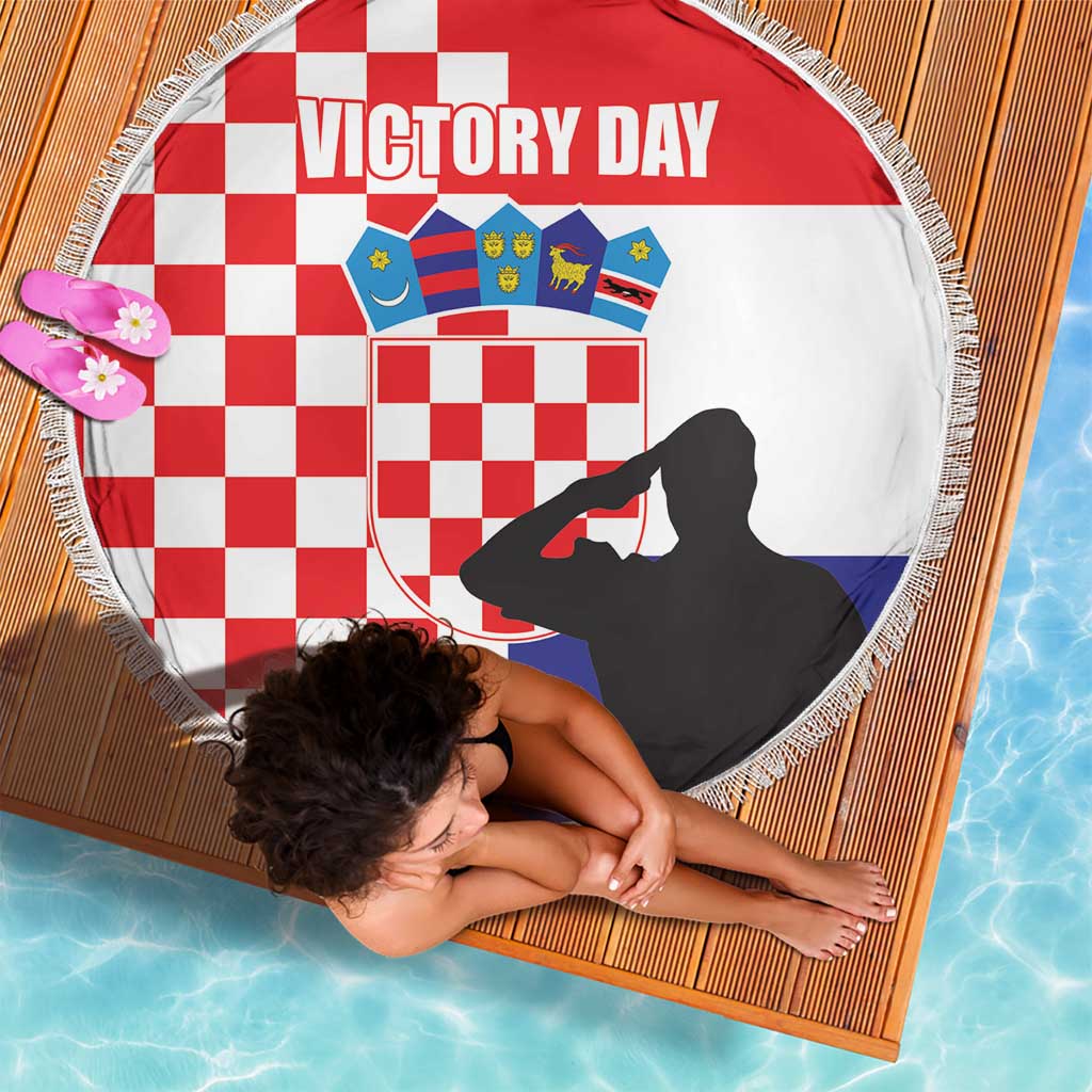 Croatia Victory Day 5 August Beach Blanket Dan Hrvatskih Branitelja