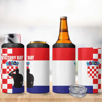 Croatia Victory Day 5 August 4 in 1 Can Cooler Tumbler Dan Hrvatskih Branitelja