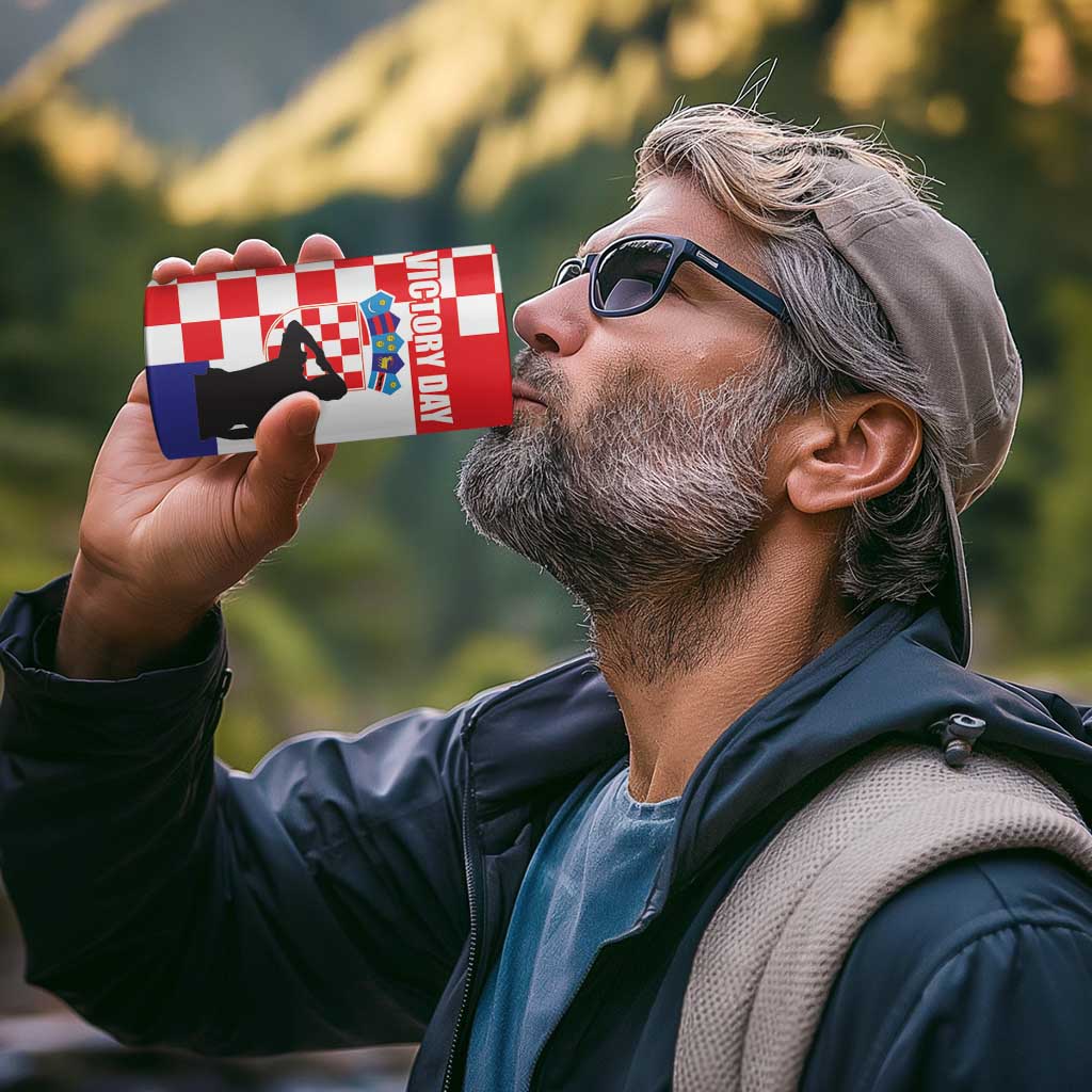 Croatia Victory Day 5 August 4 in 1 Can Cooler Tumbler Dan Hrvatskih Branitelja