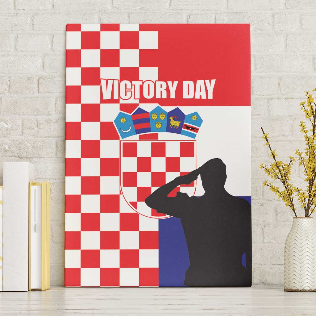 Croatia Victory Day 5 August Canvas Wall Art Dan Hrvatskih Branitelja