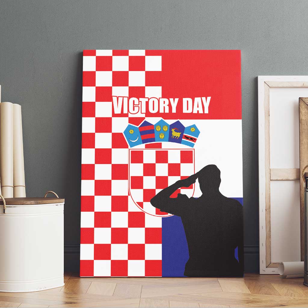 Croatia Victory Day 5 August Canvas Wall Art Dan Hrvatskih Branitelja