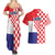 Croatia Victory Day 5 August Couples Matching Summer Maxi Dress and Hawaiian Shirt Dan Hrvatskih Branitelja