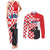Croatia Victory Day 5 August Couples Matching Tank Maxi Dress and Long Sleeve Button Shirt Dan Hrvatskih Branitelja