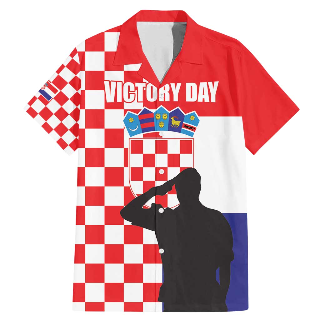Croatia Victory Day 5 August Family Matching Mermaid Dress and Hawaiian Shirt Dan Hrvatskih Branitelja