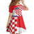 Croatia Victory Day 5 August Family Matching Off The Shoulder Long Sleeve Dress and Hawaiian Shirt Dan Hrvatskih Branitelja