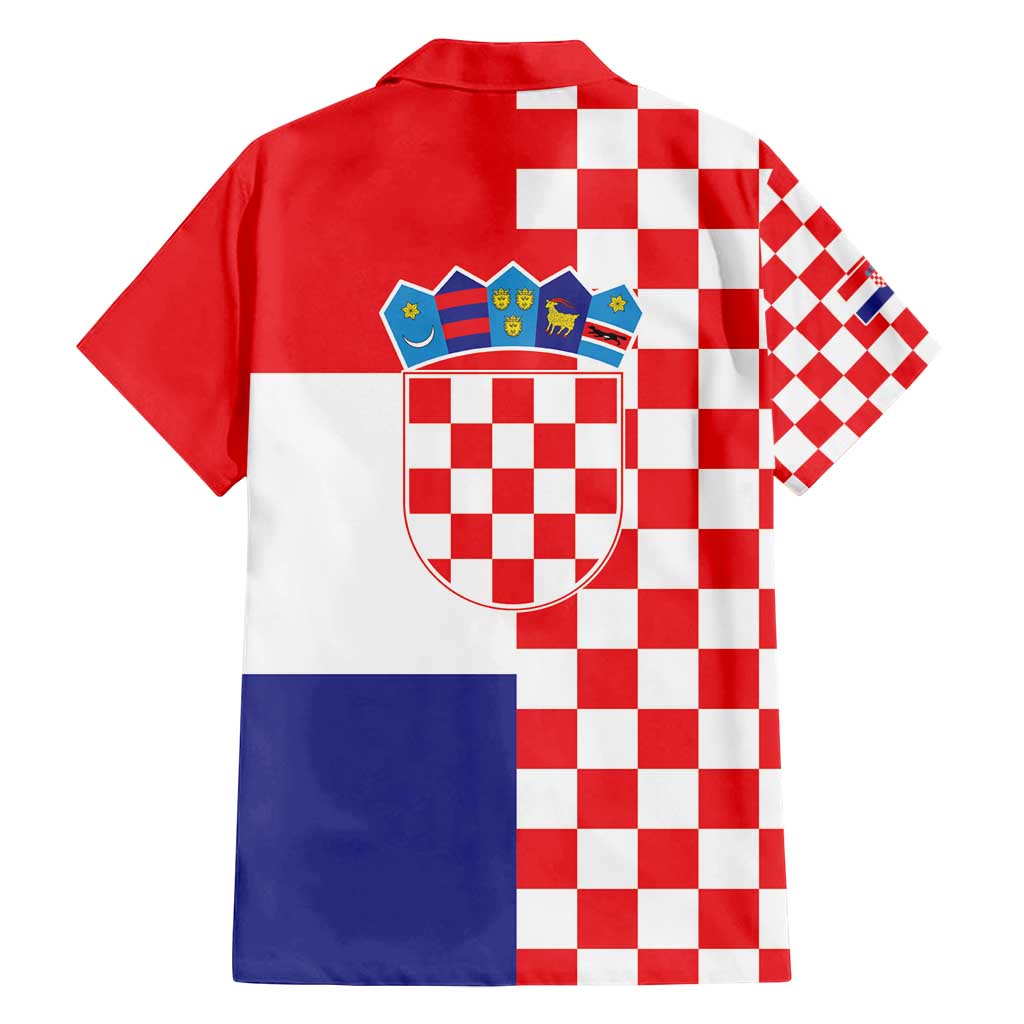 Croatia Victory Day 5 August Family Matching Puletasi and Hawaiian Shirt Dan Hrvatskih Branitelja