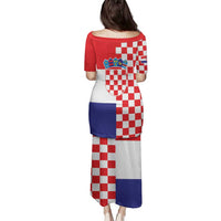 Croatia Victory Day 5 August Family Matching Puletasi and Hawaiian Shirt Dan Hrvatskih Branitelja