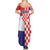 Croatia Victory Day 5 August Family Matching Summer Maxi Dress and Hawaiian Shirt Dan Hrvatskih Branitelja